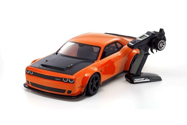 KYO-33018 Kyosho 1/8 GP 4WD r/s Inferno GT2 Race SPEC 2018 Dodge Challenger SRT Demon Go Mango Orange