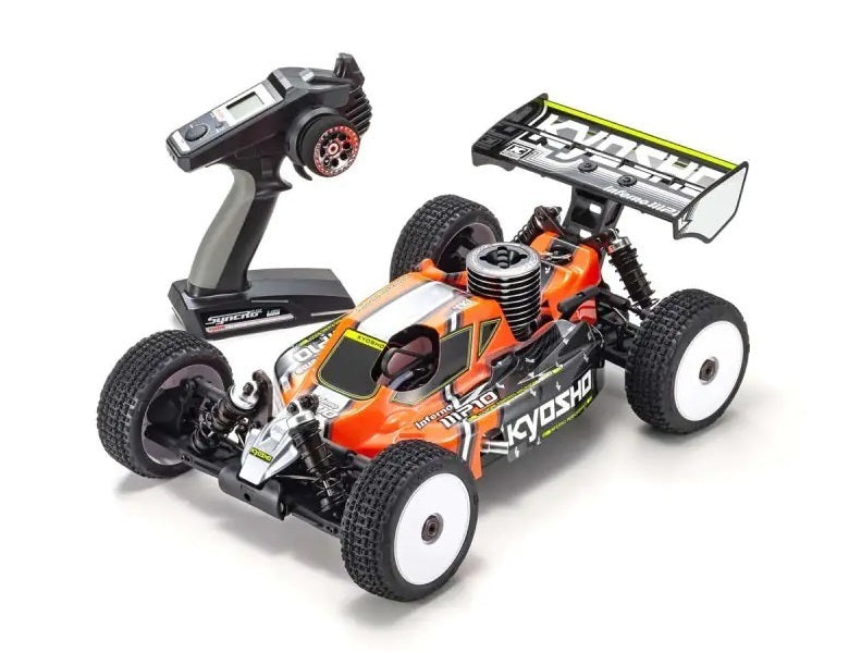 KYO-33025T1 Kyosho 1/8 Inferno MP10 (Red) 4WD Nitro Racing Buggy Readyset Kyosho