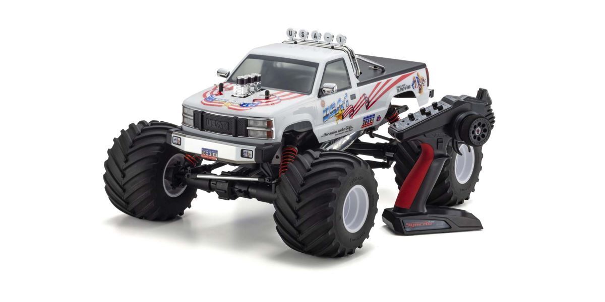 KYO-33155 Kyosho 1/8 USA-1 4WD Nitro Monster Truck Readyset [33155] Kyosho
