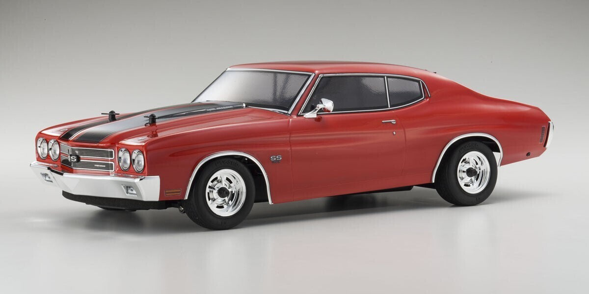 KYO-34053T1 Kyosho Put EP FAZER r/s Vei 1970 Chevy Chevelle SS 454 LS6 Cranberry Red w/KT-231P Kyosho