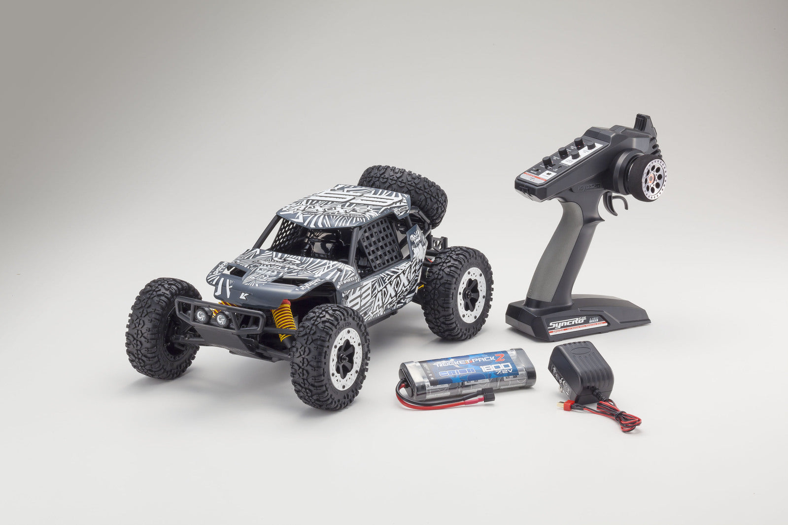 Kyosho 1/10 EP 2WD EZ-B Readyset AXXE T4 Grey