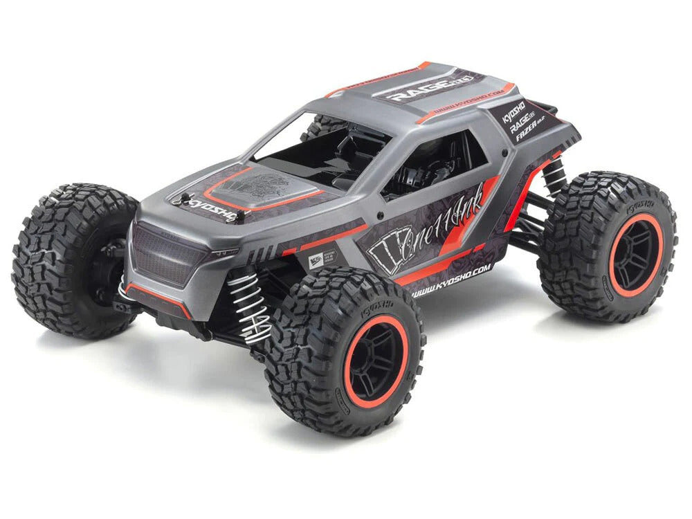 KYO-34411T1C Kyosho 1/10 Fazer Mk2 Rage 2.0 4WD Electric Readyset Grey/Red Kyosho