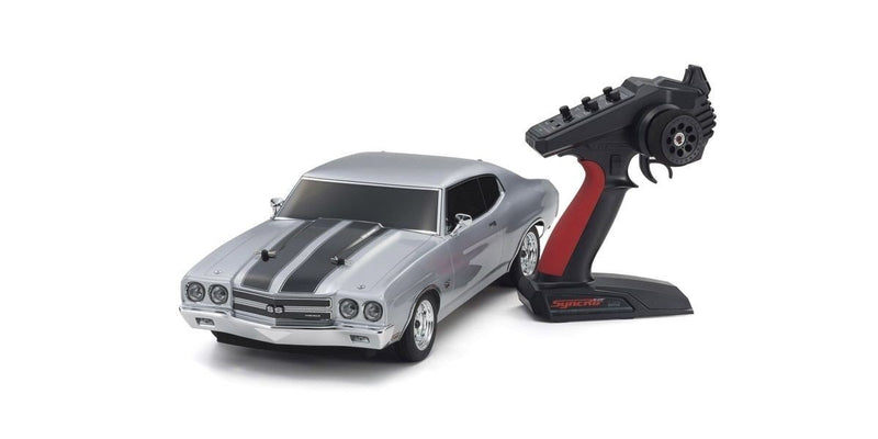 KYO-34416T1 Kyosho 1/10 EP 4WD FAZER Mk2 FZ02L Readyset 1970 Chevy Chevelle SS 454 LS6 Cortez Silver