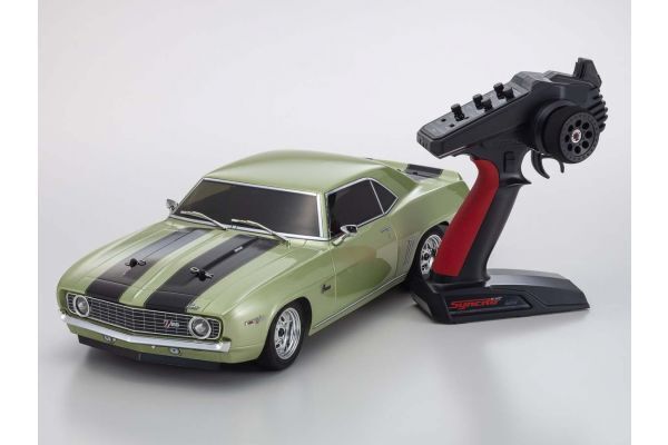 KYO-34418T2 Kyosho 1/10 Fazer Mk2 1969 Chevy Camaro Z/28 Frost Green 4WD Electric RC Car [34418T2]