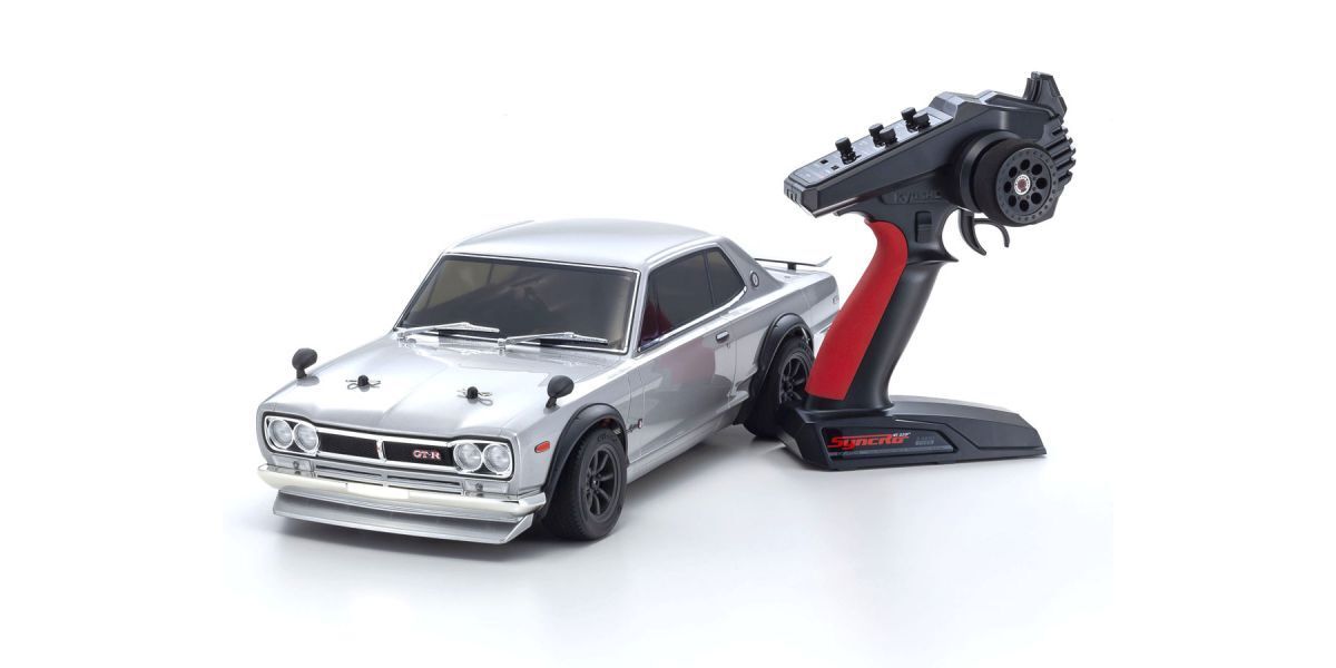 KYO-34425T1 Kyosho 1/10 Fazer Mk2 Nissan Skyline 2000GT-R Tuned Ver. Silver 4WD Electric Car [34425T1] Kyosho