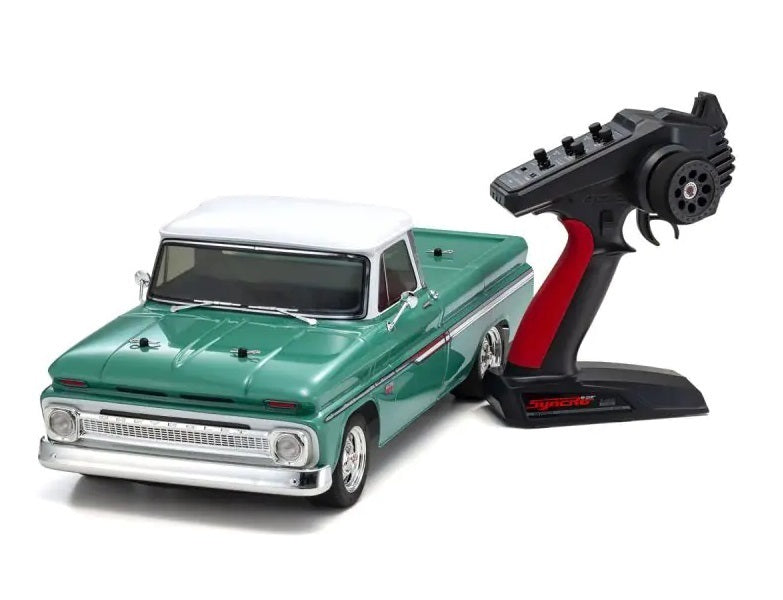 KYO-34435T1 Kyosho 1/10 EP 4WD Fazer Mk2 1966 Chevy C10 Fleetside Pickup Light Green [34435T1]