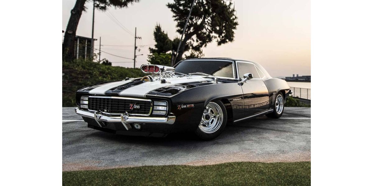 KYO-34493T1 Kyosho 1/10 Fazer Mk2 1969 Chevy Camaro Z/28 RS Supercharged VE Tuxedo Black 4WD Electric Touring Car [34493T1] Kyosho