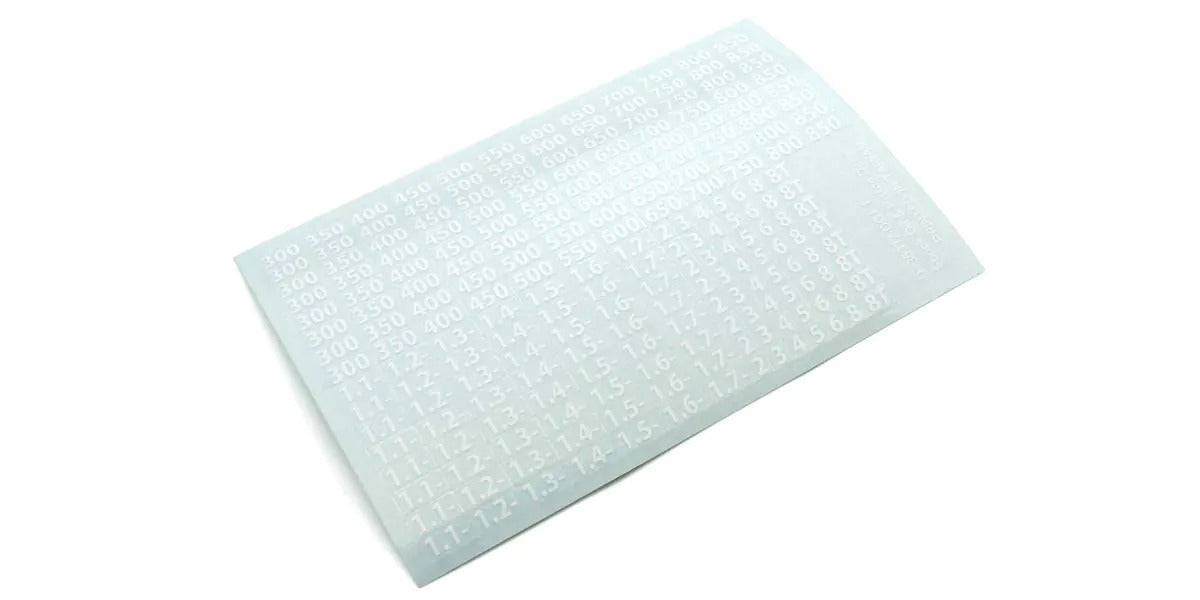 Kyosho Shock Oil Decal (White)