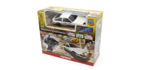 Kyosho First Mini-Z Initial D Toyota Sprinter Trueno AE86 White/Black  KYO-66601A