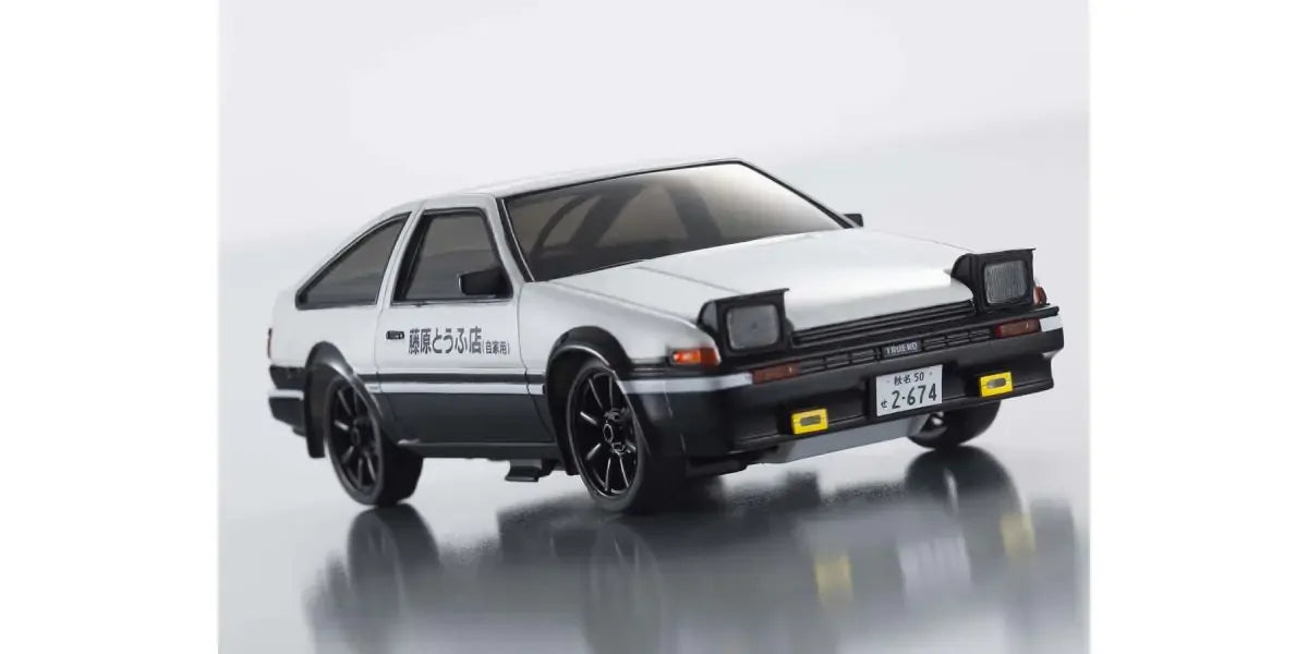 Kyosho First Mini-Z Initial D Toyota Sprinter Trueno AE86 White/Black  KYO-66601A Kyosho
