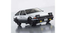 Kyosho First Mini-Z Initial D Toyota Sprinter Trueno AE86 White/Black  KYO-66601A Kyosho