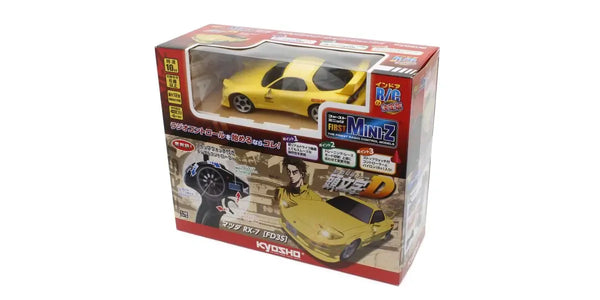Kyosho First Mini-Z Initial D Mazda RX-7 FD3S Yellow KYO-66603A