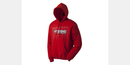 KYO-88004L Kyosho KFade 2.0 Sweat W/Hood Red Large Kyosho