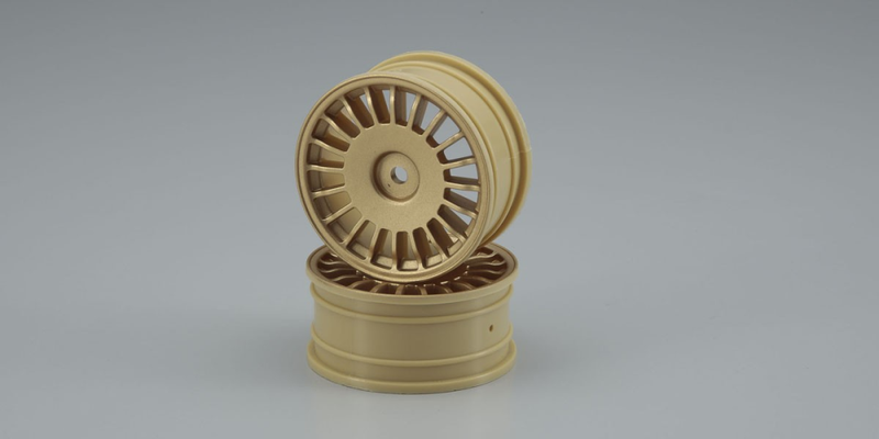 KYO-92016GL Kyosho Wheel(IMPREZA/24mm/GOLD)2pcs