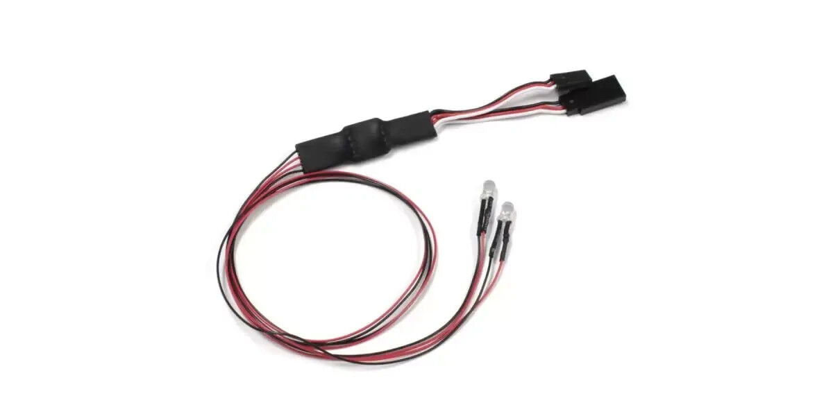 Kyosho LED Light Unit (?5/2 Bulbs/L=400/Clear)