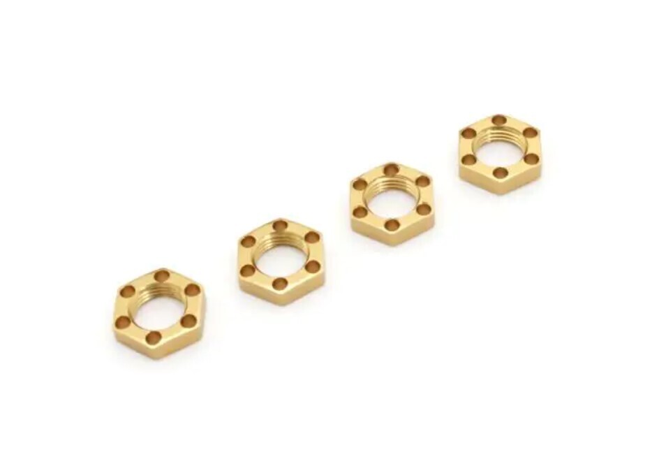 KYO-EF244G Kyosho LW Wheel Nut (Gold/4pcs/FANTOM EP) [EF244G] Kyosho