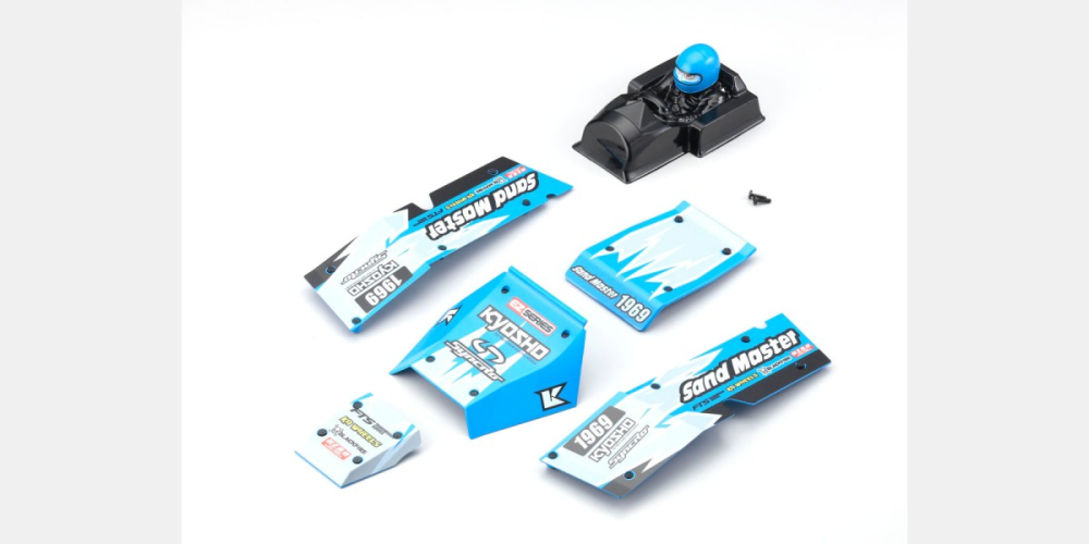 KYO-EZ005BL Kyosho BODY SANDMASTER PANELS BLU SET Kyosho