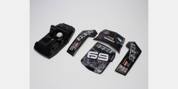 KYO-EZ025BK Kyosho OUTER PANEL SET BLACK