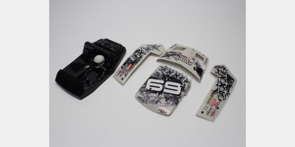 KYO-EZ025W Kyosho OUTER PANEL SET WHITE Kyosho