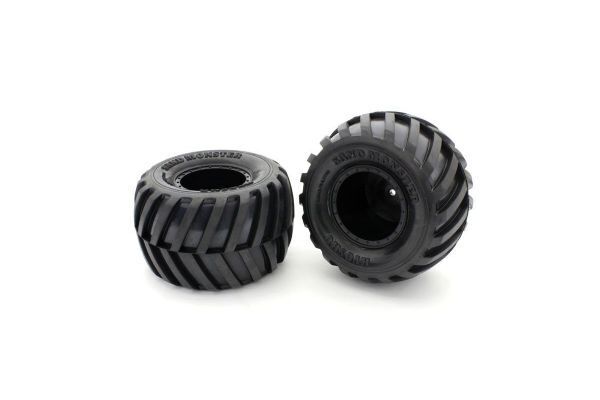 KYO-EZTH001BKS Kyosho GluedTire &Wheel(FZ-02L-BT/BK/Soft/2pcs)