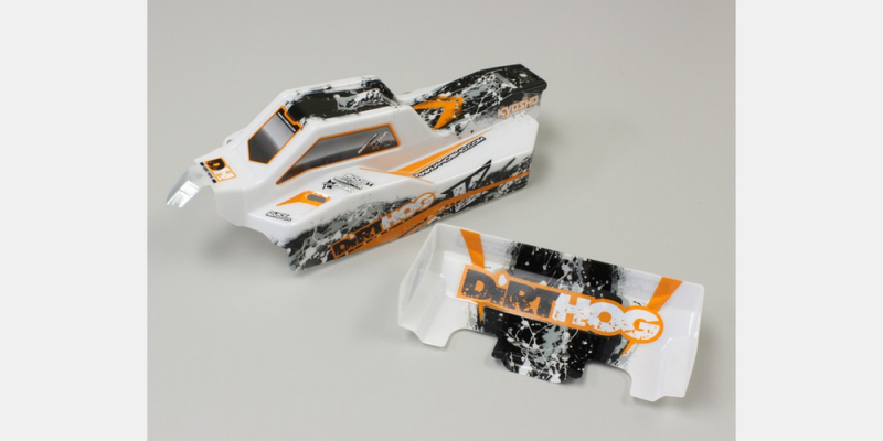 KYO-FAB203 Kyosho Printed Body set/T1 Orange (Dirt Hog)