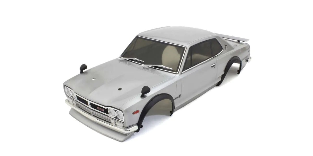 KYO-FAB606SL Kyosho NISSAN SKYLINE 2000GT-R(KPGC10) TUNED VERSION SILVER DECORATION BODY SET [FAB606SL] Kyosho