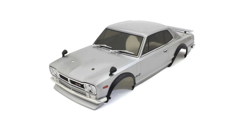 KYO-FAB606SL Kyosho NISSAN SKYLINE 2000GT-R(KPGC10) TUNED VERSION SILVER DECORATION BODY SET [FAB606SL]