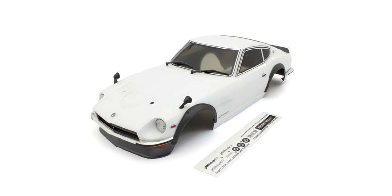 KYO-FAB611WH Kyosho 1971 Datsun 240Z Tuned Version White Decoration Body Set [FAB611WH]