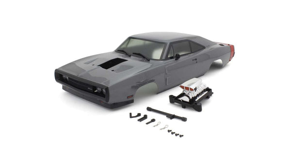 KYO-FAB707GY Kyosho 1970 Dodge Charger Supercharger Specification VE Gray Decoration Body Set