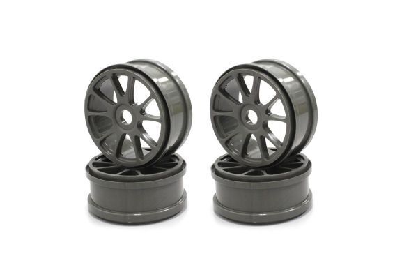 KYO-IFH002GMB Kyosho Ten-Spoke Wheel(Gun Metallic/4pcs)