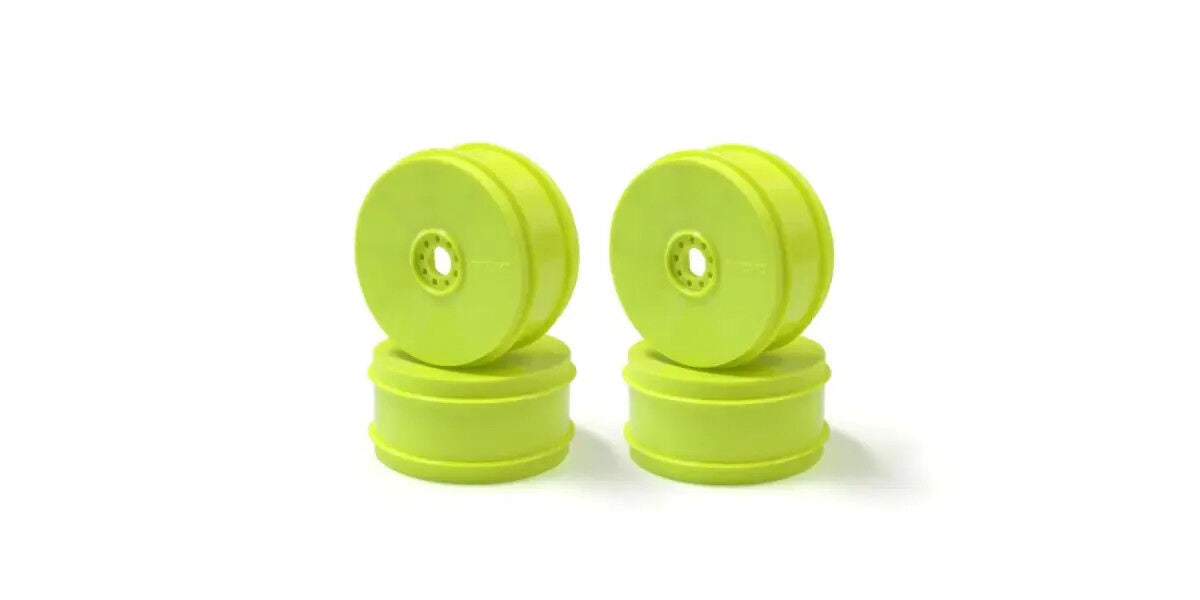 Kyosho Hard Dish Wheel (4pcs/F-Yellow/MP9 TKI4) KYO-IFH006KY-HB