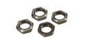 KYO-IFW472GM Kyosho Wheel Nut (Gunmetal/4pcs/for Serration) Kyosho