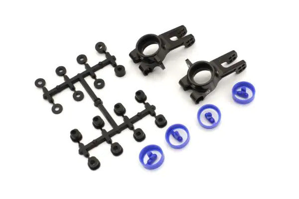 KYO-IFW608B Kyosho Aluminum Rear Hub Carrier (L,R/Gunmetal) [IFW608B]