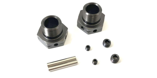 KYO-IFW625W Kyosho Wheel Hub (Wide/Gunmetal/2pcs/MP10) Kyosho