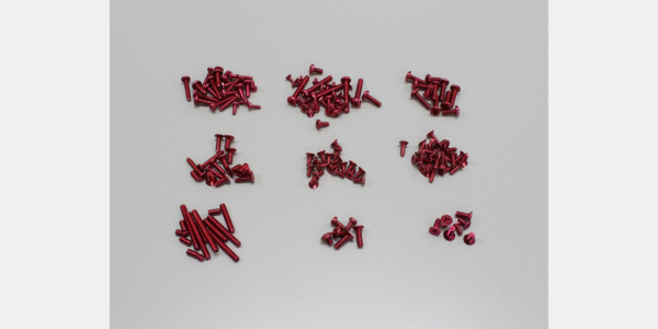 KYO-IHW08R Kyosho Color Screw Set(Red/Mini Inferno)