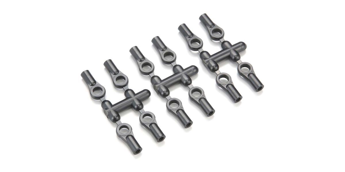 KYO-LA43B Kyosho Ball End (5.8mm/Black/12pcs) [LA43B] Kyosho