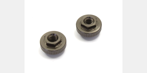 KYO-LAW41-01GM Kyosho Battery Post Adjust Nut (Gunmetal/2pcs)