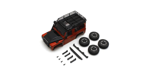 KYO-MXBT10MO Kyosho MX-01 Land Rover Defender 90 Adventure Phoenix Orange/Santorini Black [MXBT10MO]