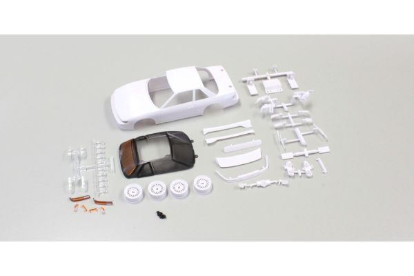 KYO-MZN178 Kyosho NISSAN SILVIA S13 White body set (w/Wheels)