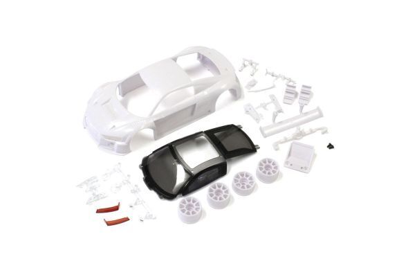 KYO-MZN189 Kyosho Audi R8 LMS 2015 White body set(w/Wheels)