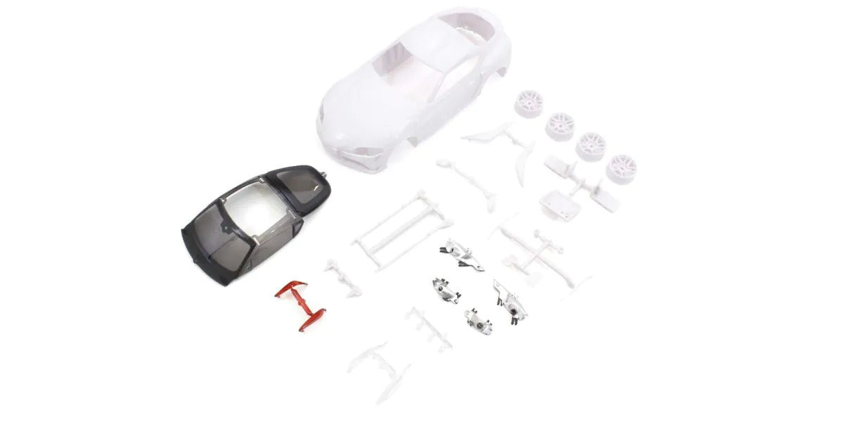 KYO-MZN202 Kyosho Toyota GR Supra White Body Set w/Wheels [MZN202] Kyosho
