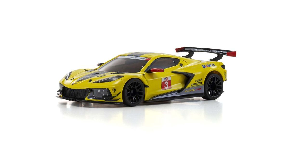 KYO-MZP244Y Kyosho ASC MR-03W-MM ASC Chevrolet Corvette C8.R Corvette Racing Yellow [MZP244Y] Kyosho