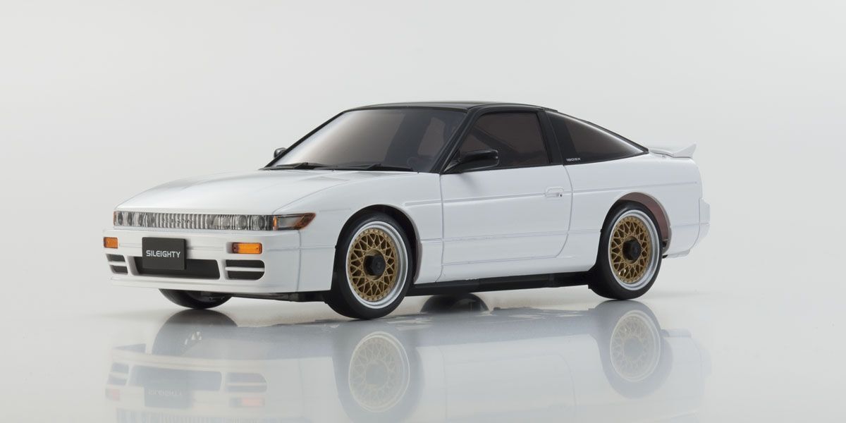 KYO-MZP434WB Kyosho ASC MA-020 NISSAN SILEIGHTY White/Black Roof Kyosho