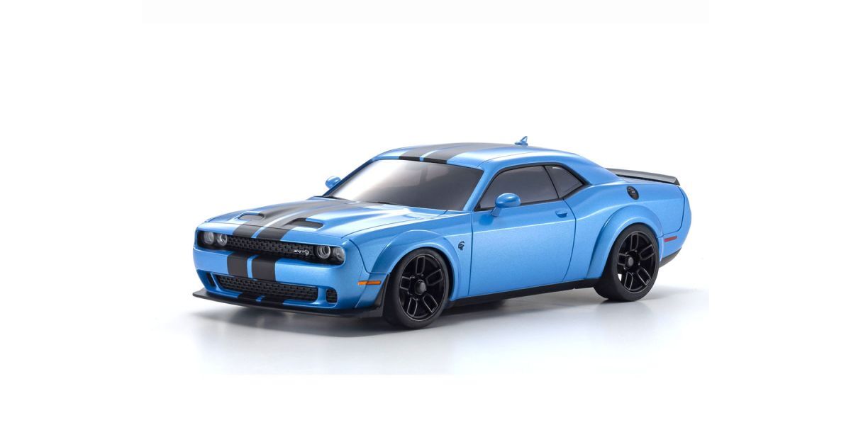 KYO-MZP451BL Kyosho ASC Dodge Challenger SRT Blue Mini-Z Body Set [MZP451BL] Kyosho