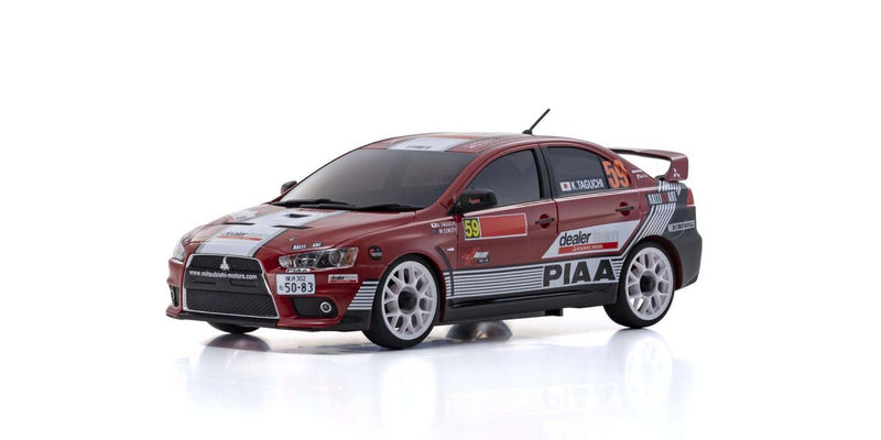 KYO-MZP462M Kyosho ASC MA-020 Mitsubishi Lancer Evolution X Mitsubishi Dealer Team MZP462M