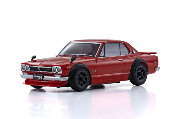 KYO-MZP466R60 Kyosho ASC MA-020 NISSAN SKYLINE 2000GT-R KPGC10 Tuned Version Red Kyosho 60th Anniversary Body [MZP466R60] Kyosho