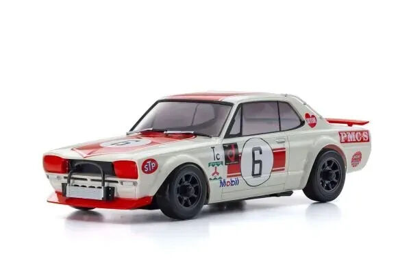 Kyosho ASC MA-020 Nissan Skyline 2000GT-R (KPGC10) Racing 1972 No. 6 Red Bodyset