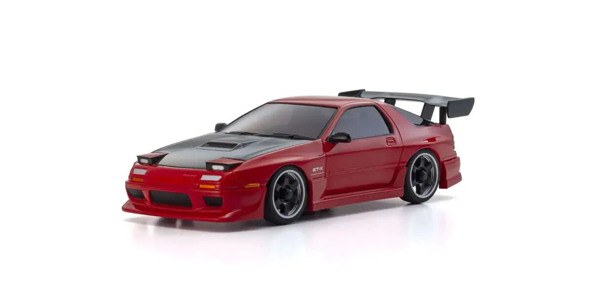 Kyosho ASC Mazda Savanna RX-7 FC3S with Aero Kit and CFRP Hood Red MA-020 Mini-Z Body Set