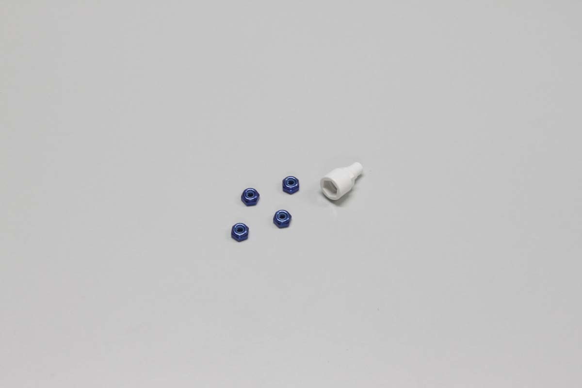 KYO-MZW13BL Kyosho Color Nylon Nut Blue Kyosho