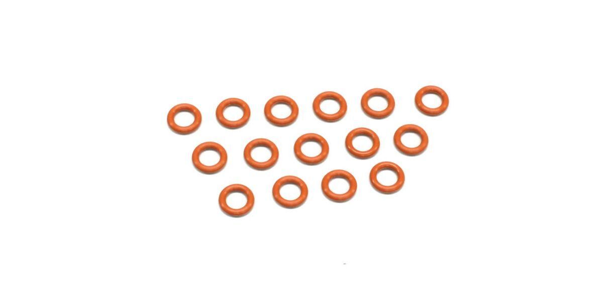 KYO-ORG06B Kyosho Silicone O-Ring (P6/Orange) 15Pcs [ORG06B] Kyosho
